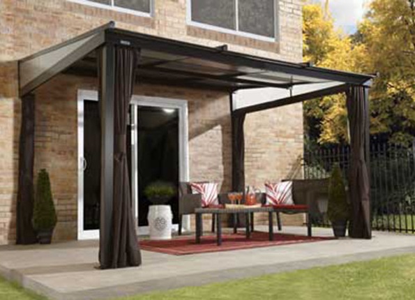 pergola adossée aluminium